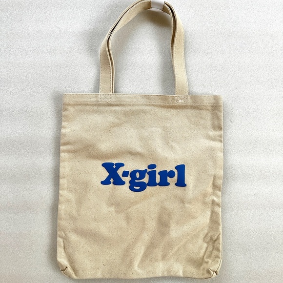 X-Girl Unisex Logo Tote - Picture 2 of 4